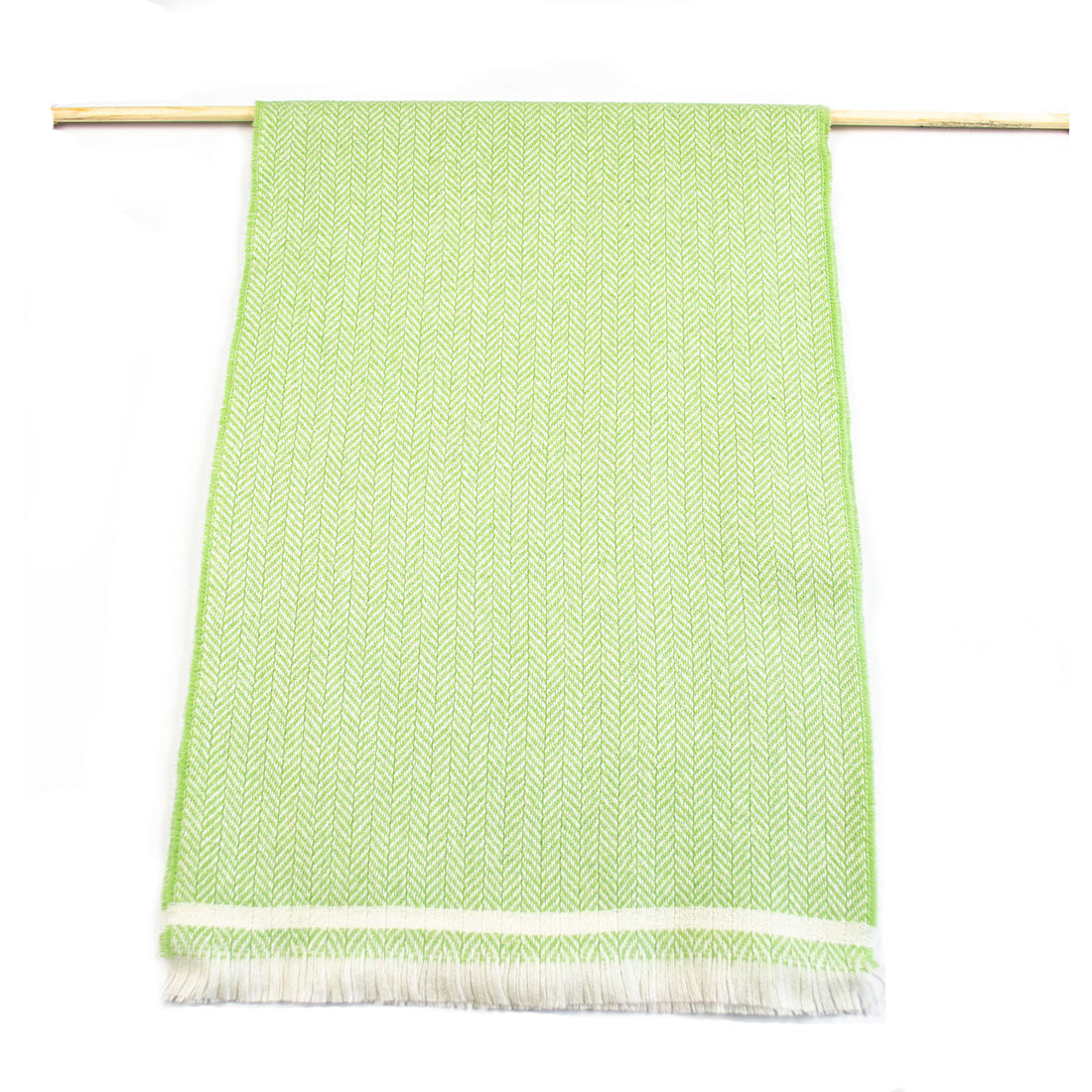 4289/G7 Pistachio Green Lambs Wool Scarf