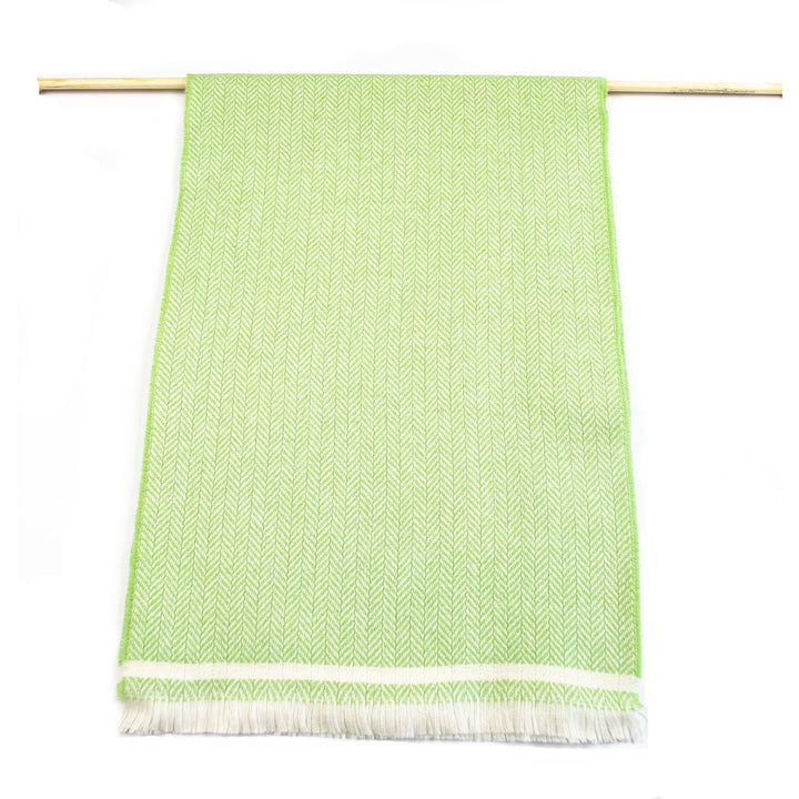 4289/G7 Pistachio Green Lambs Wool Scarf