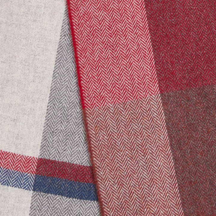 4365/A1 Block Striped Lambs Wool scarf