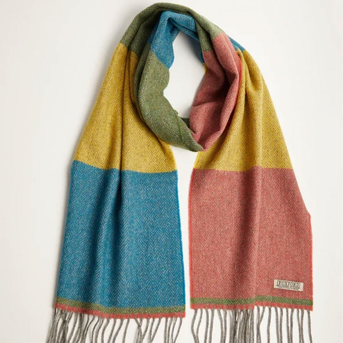 3481/A1 Tri-Color Lambs Wool Scarf
