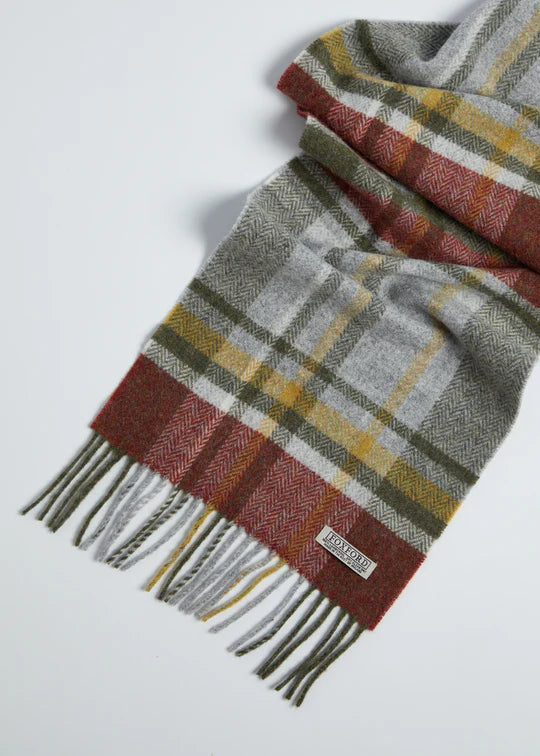 4395/A1 Brown Herrington Lambs Wool Scarf
