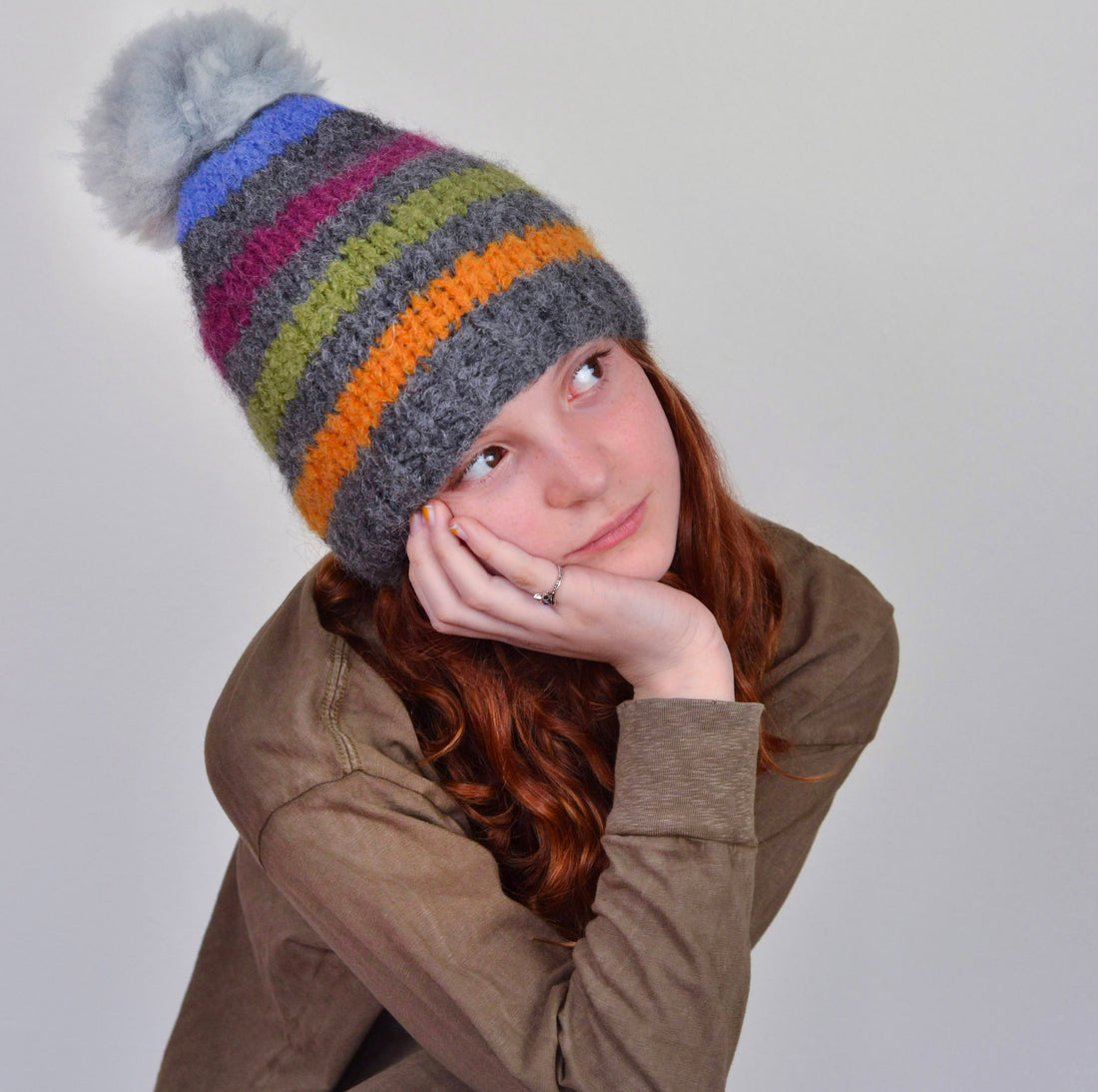 BKH005 Rainbow Hat