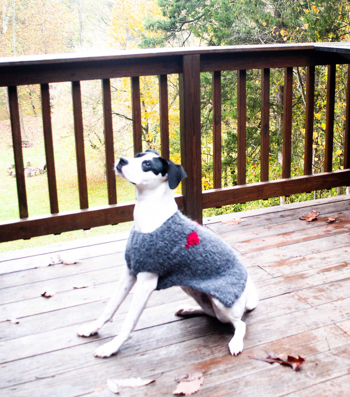 DOGS002 Diamond Alpaca Dog Sweater