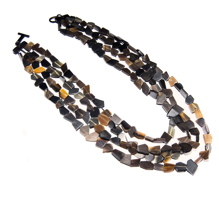 Q11324 Water Buffalo Horn Necklace