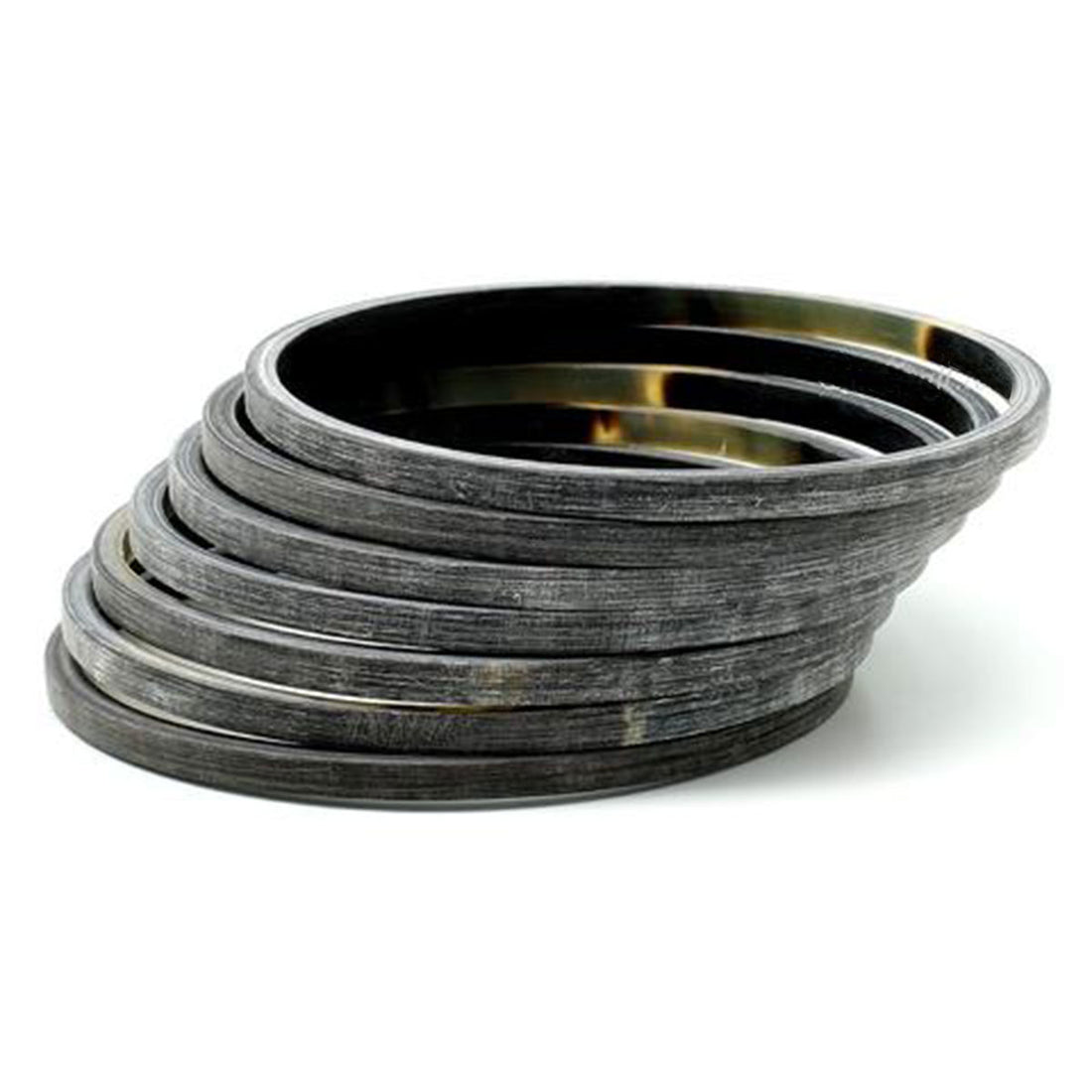Q11422 Unpolished Horn Bangles