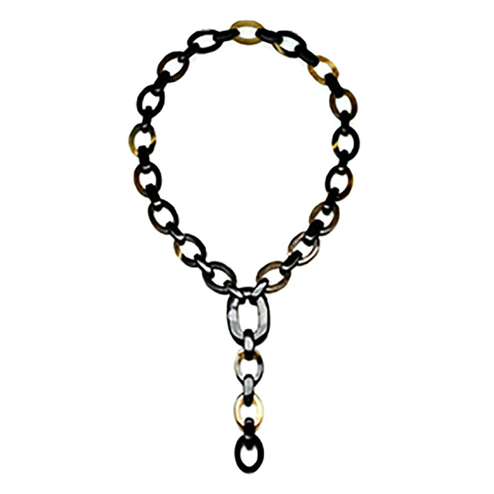 Q11706 Water Buffalo Horn Necklace
