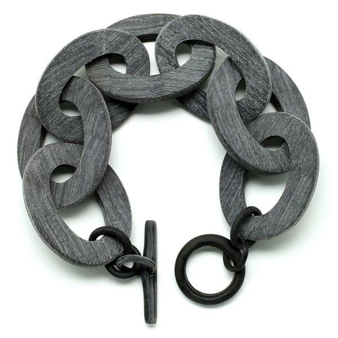 Q11998 Oval Shaped Water Buffalo Horn Bracelet