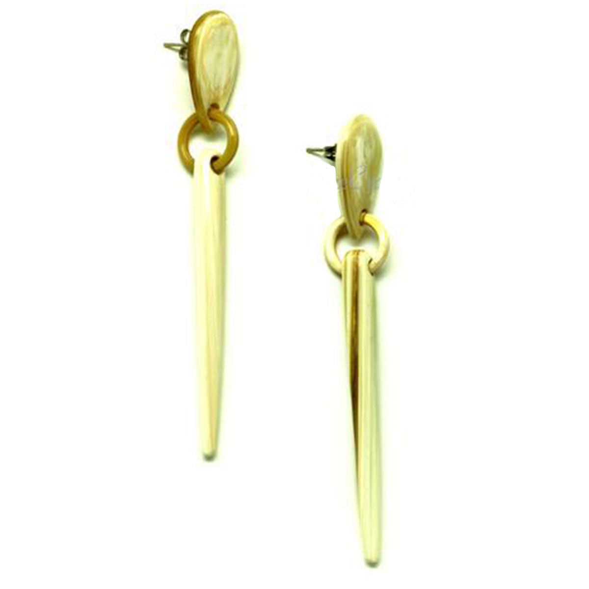 Q12912 Icicle Horn Earrings