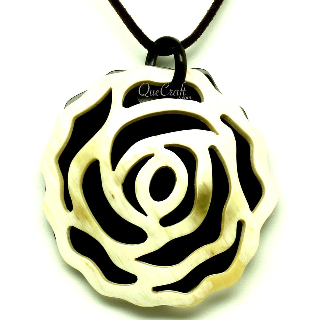 Q13236 FLOWER HORN PENDANT