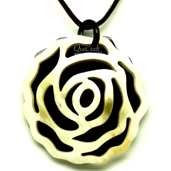Q13236 FLOWER HORN PENDANT