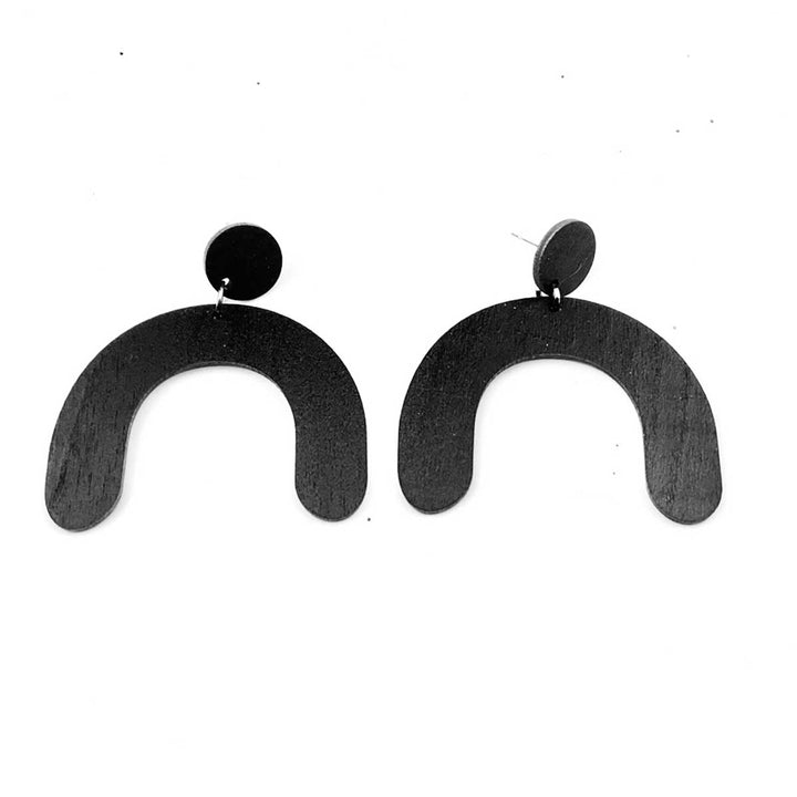 WE11 HANGING ARCHES  EARRING