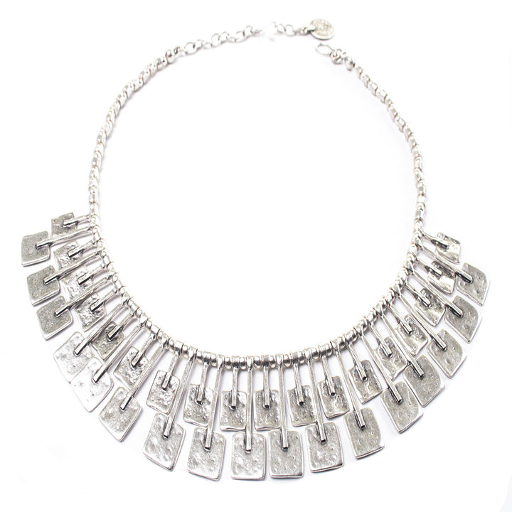 A11 CLUSTER OF SQUARES NECKLACE
