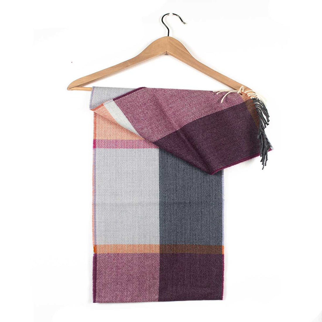 Beet Root Lambs Wool Scarf