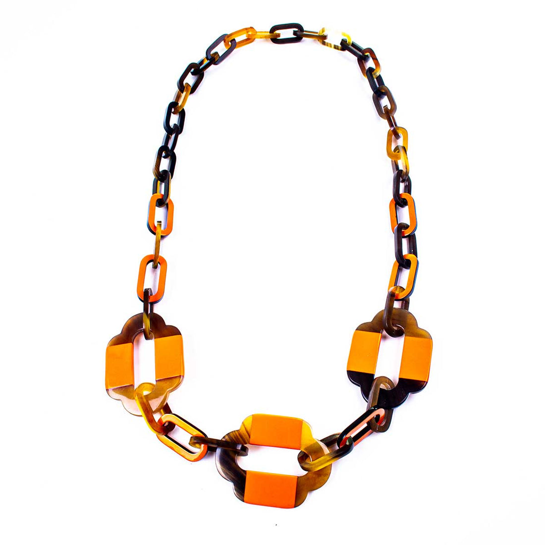 BKN028 Lacquered Horn Necklace