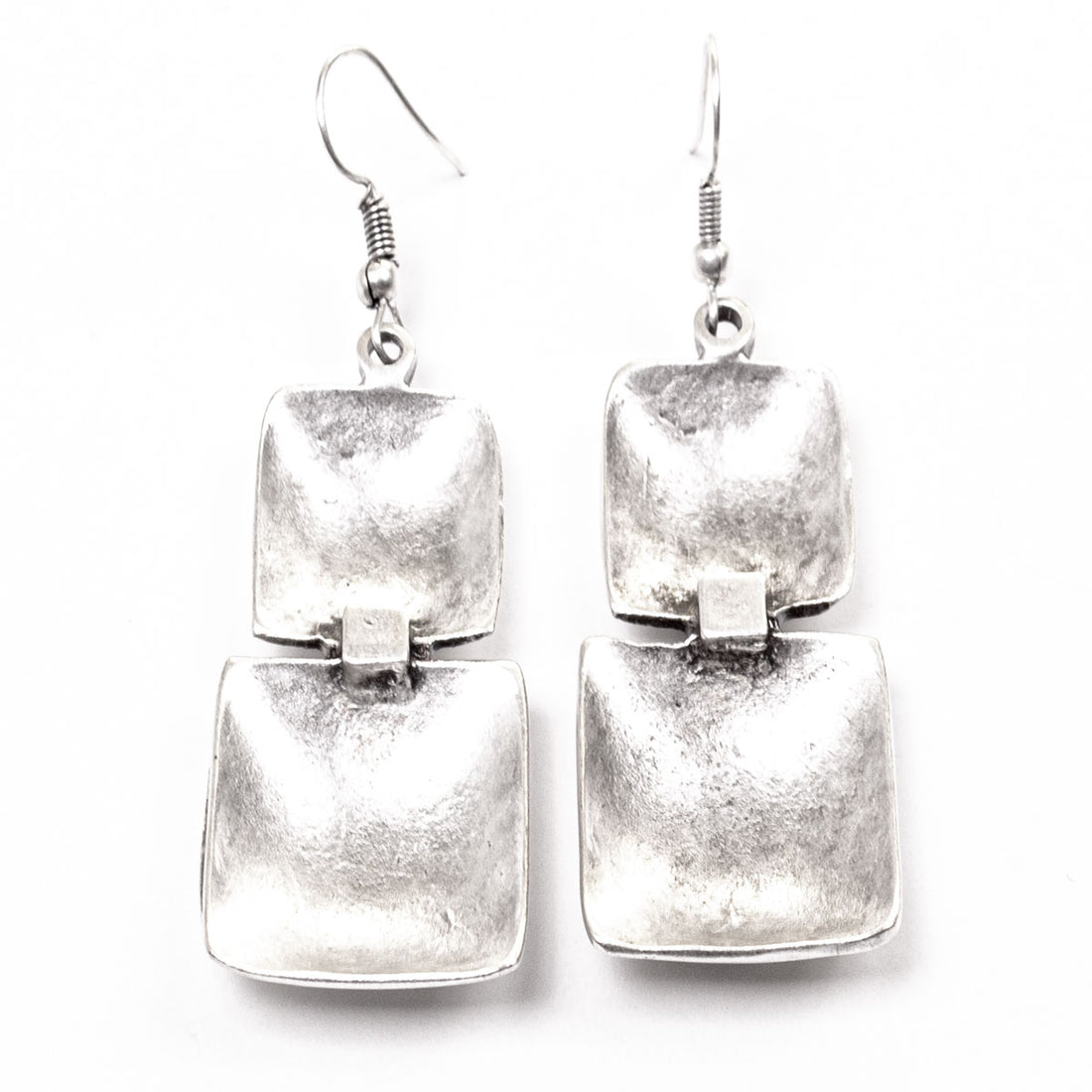 E30 STACK OF SQUARES EARRINGS