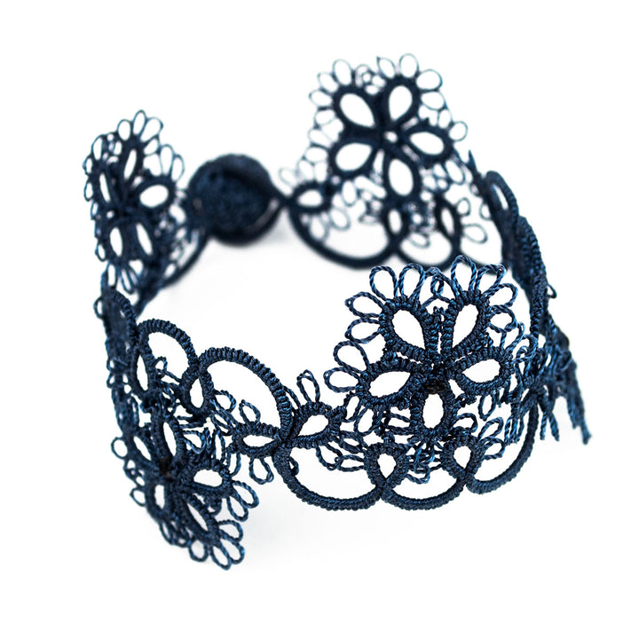 FCB051 Tatted Curly Bracelet