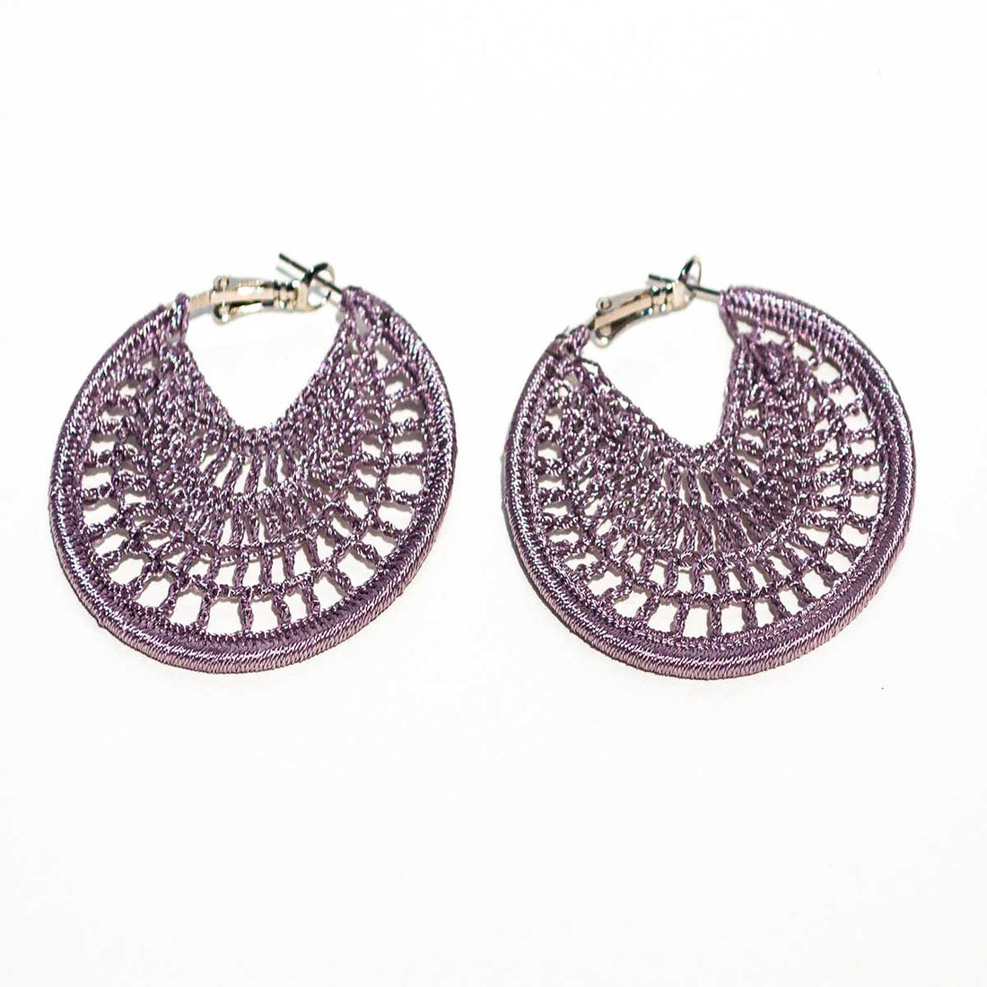 FCE006 Crocheted Rings Earrings