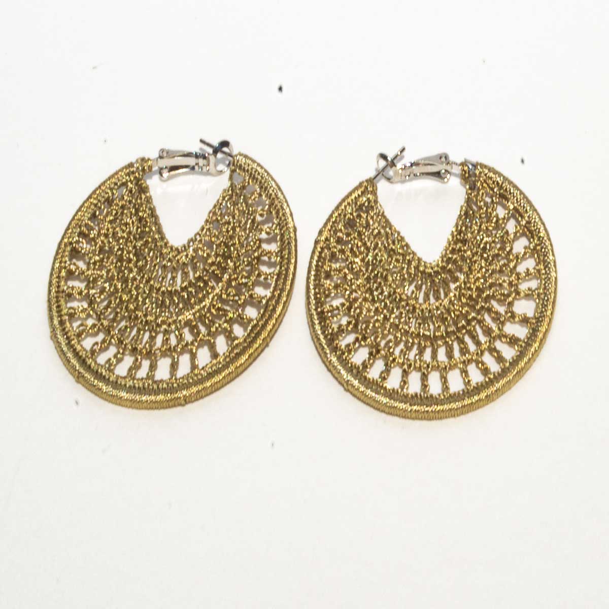 FCE006 Crocheted Rings Earrings
