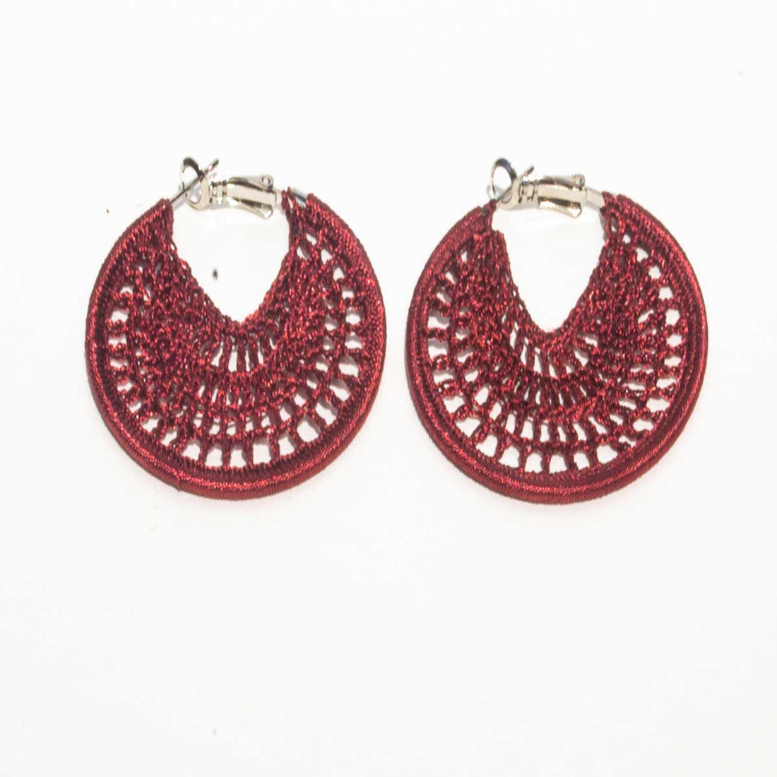 FCE006 Crocheted Rings Earrings