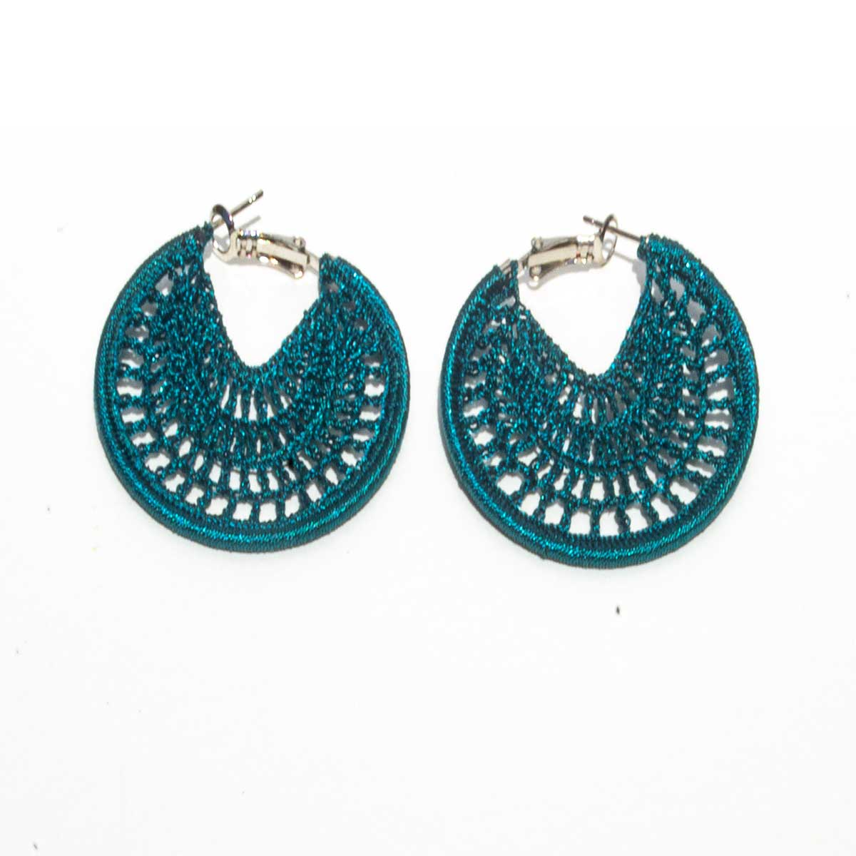 FCE006 Crocheted Rings Earrings