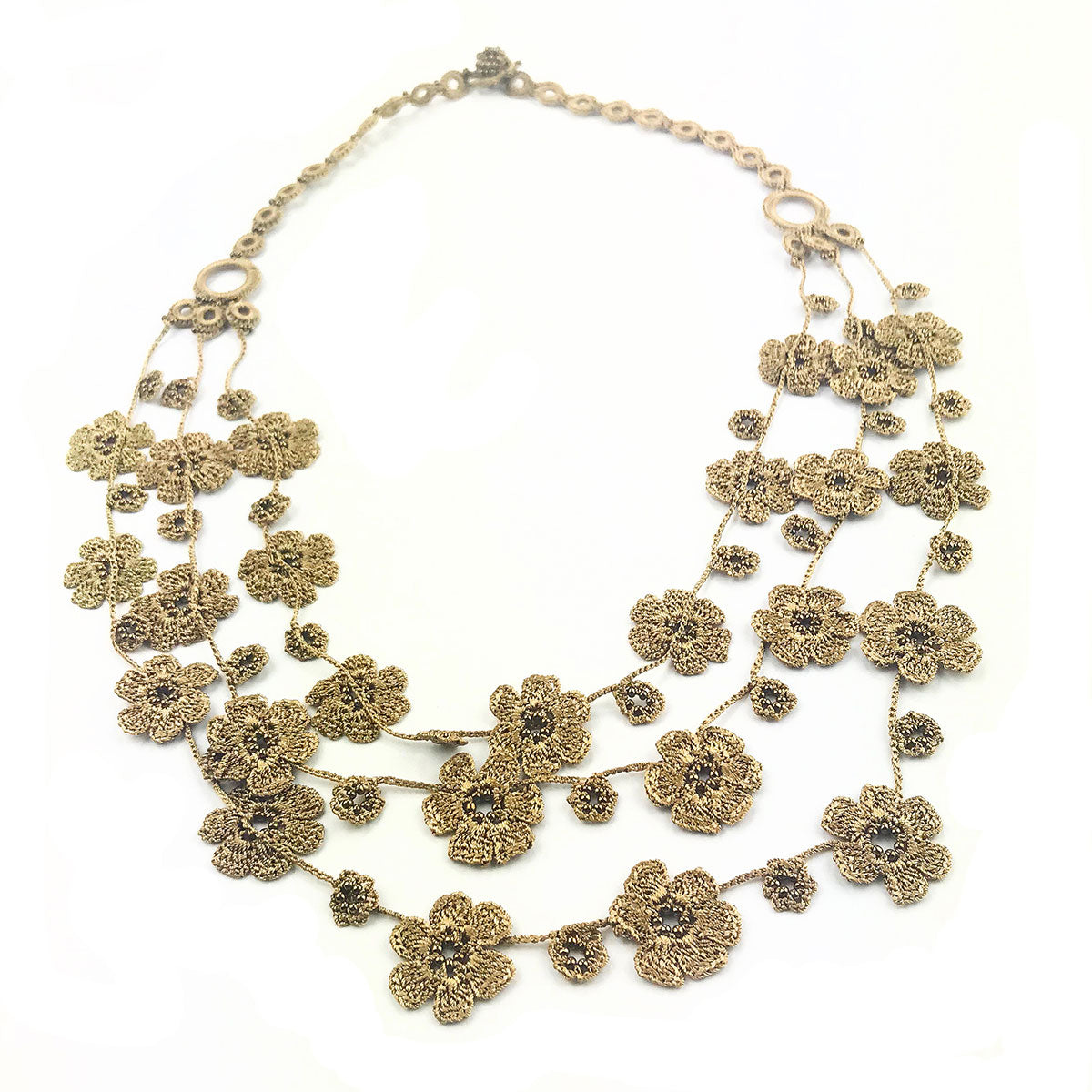 FCN056 Pansies Necklace