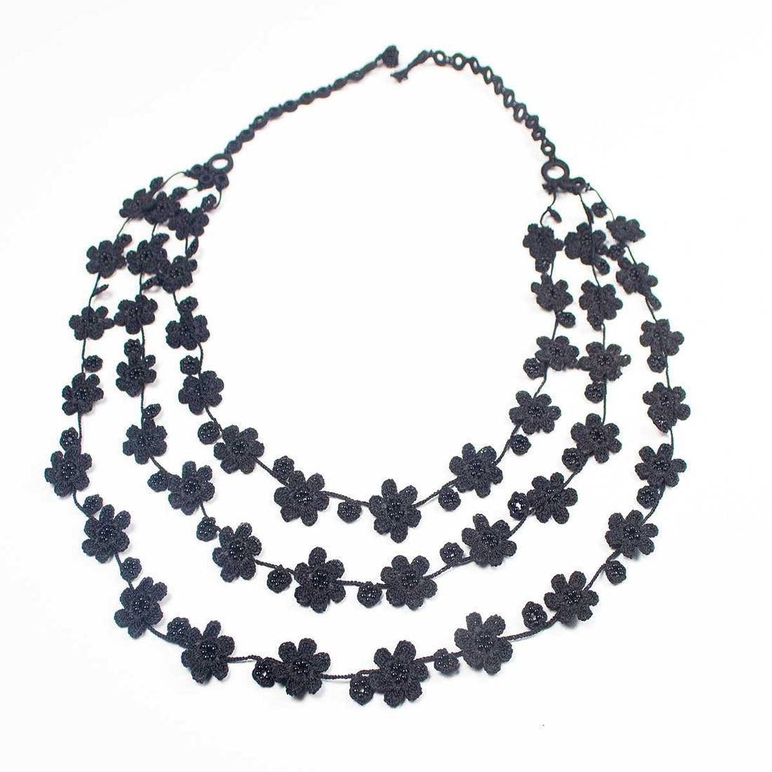 FCN056 Pansies Necklace
