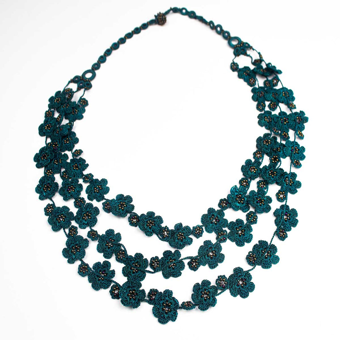 FCN056 Pansies Necklace