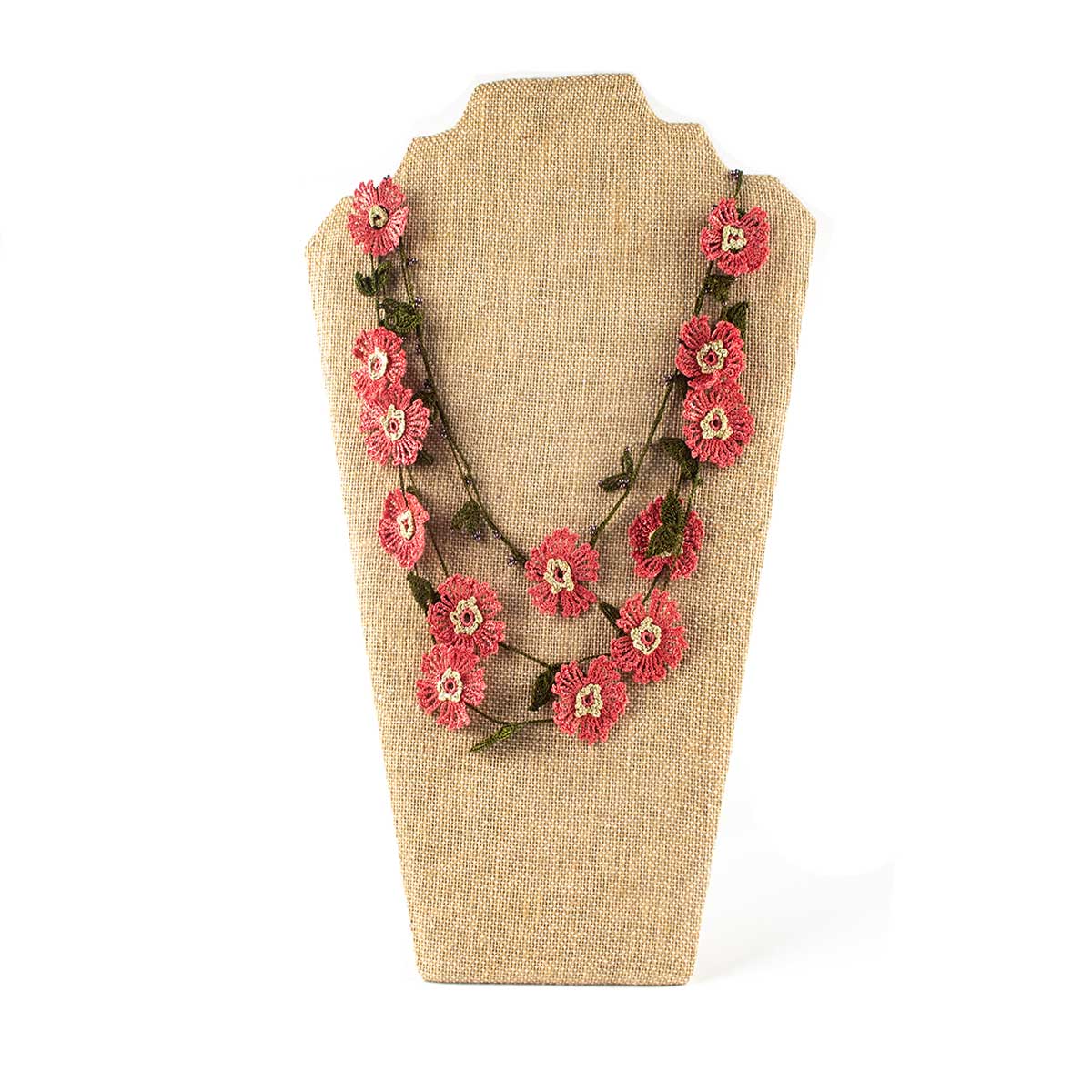 FCN070 Bouquet of Flowers Necklace