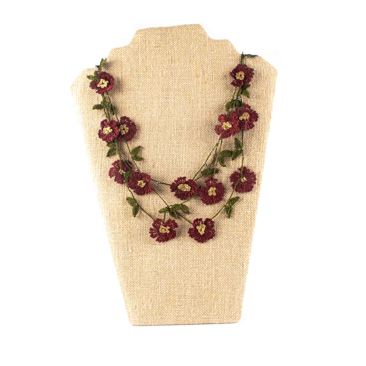 FCN070 Bouquet of Flowers Necklace