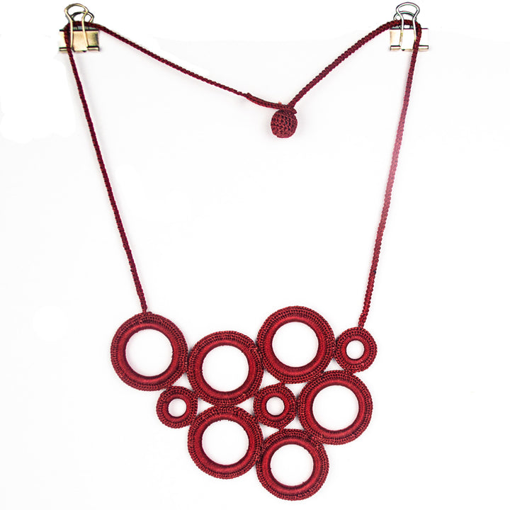 FCN071  Olympic Rings Necklace