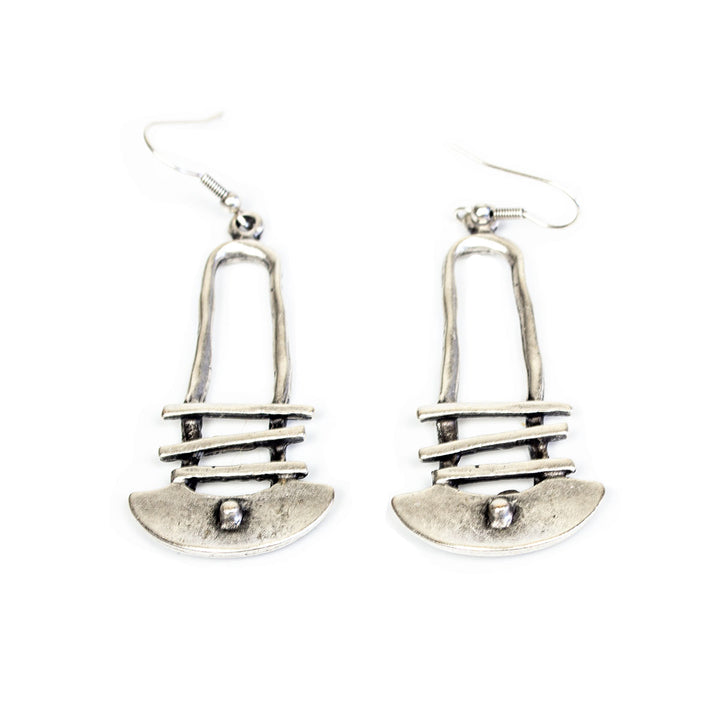 KU141 FENCE EARRING