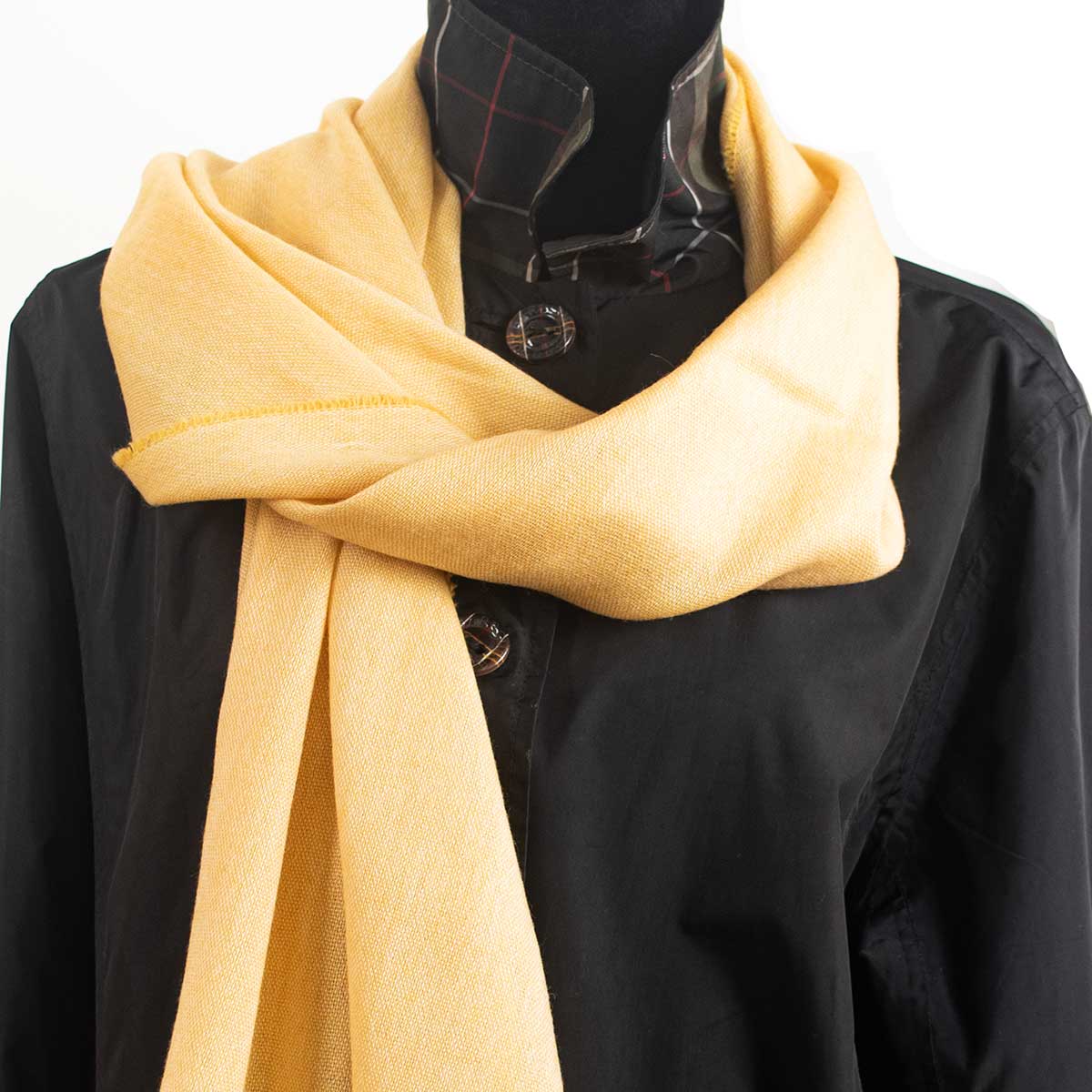 Lemon Mix Cashmere Scarf
