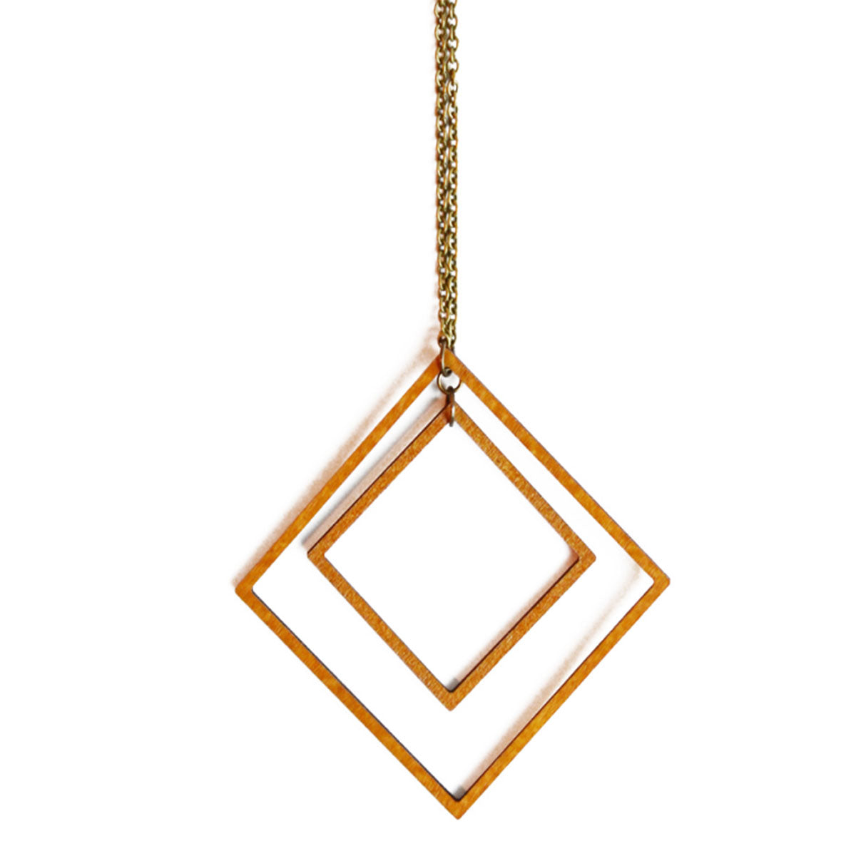 WN06 INTRICATE SQUARES NECKLACE