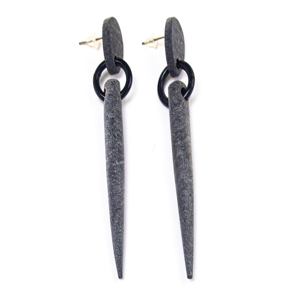 Q12912 Icicle Horn Earrings