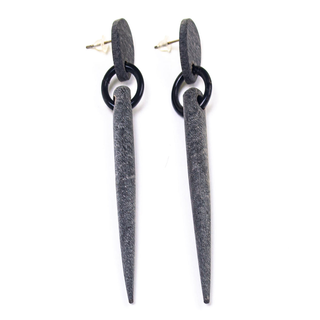 Q12912 Icicle Horn Earrings