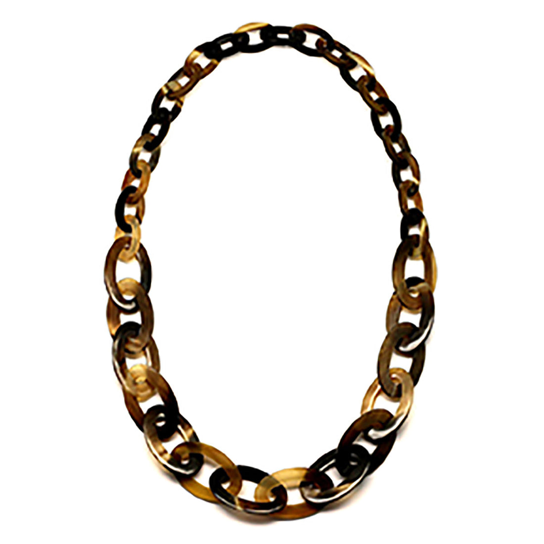 Q5319 Beautiful Water Buffalo Horn Chain Necklace