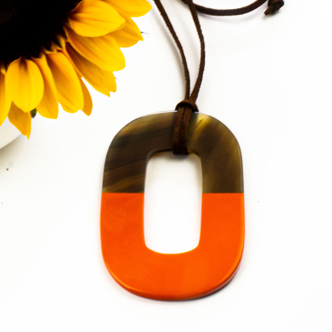 Q6047 Colorful  Buffalo Pendant