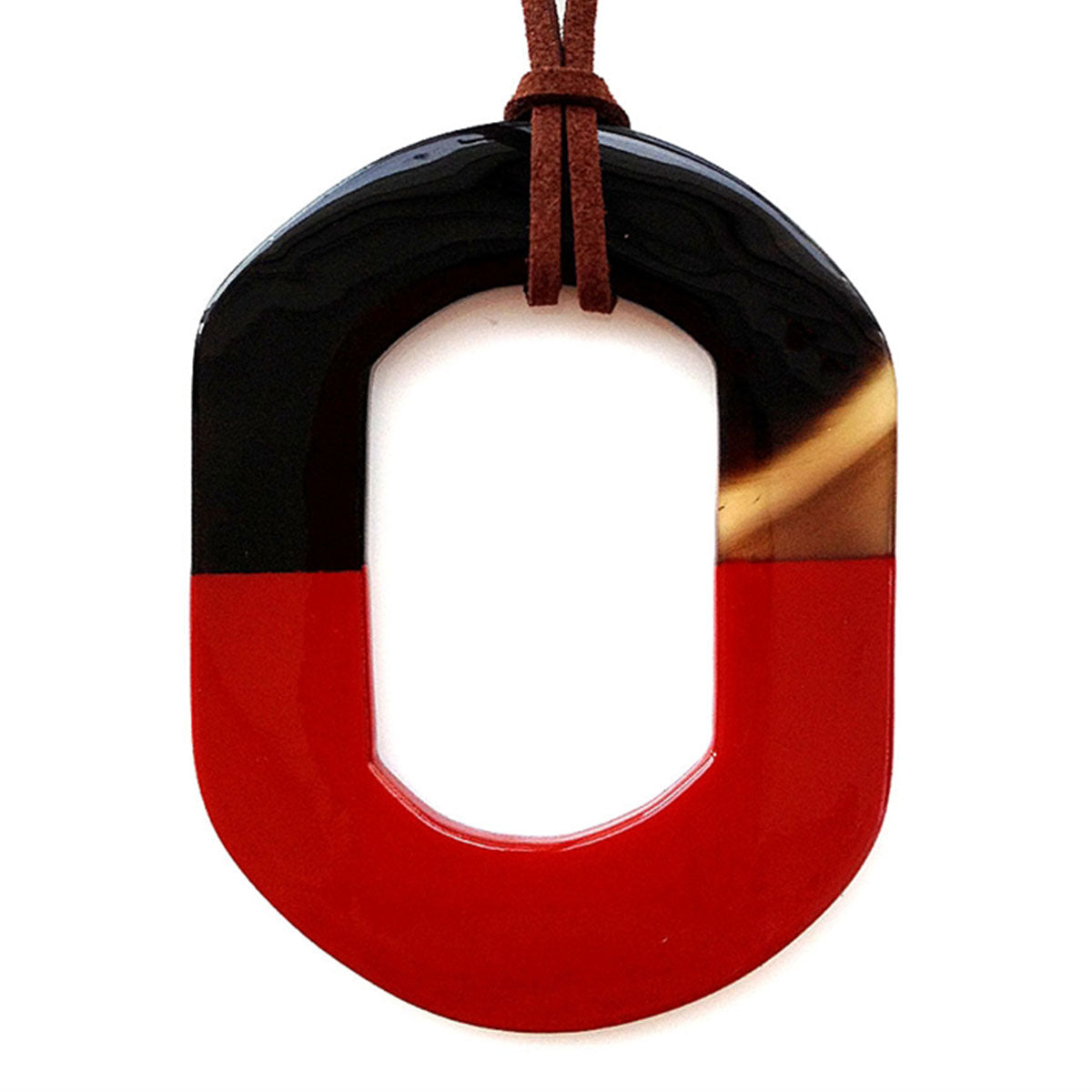 Q6047 Colorful  Buffalo Pendant