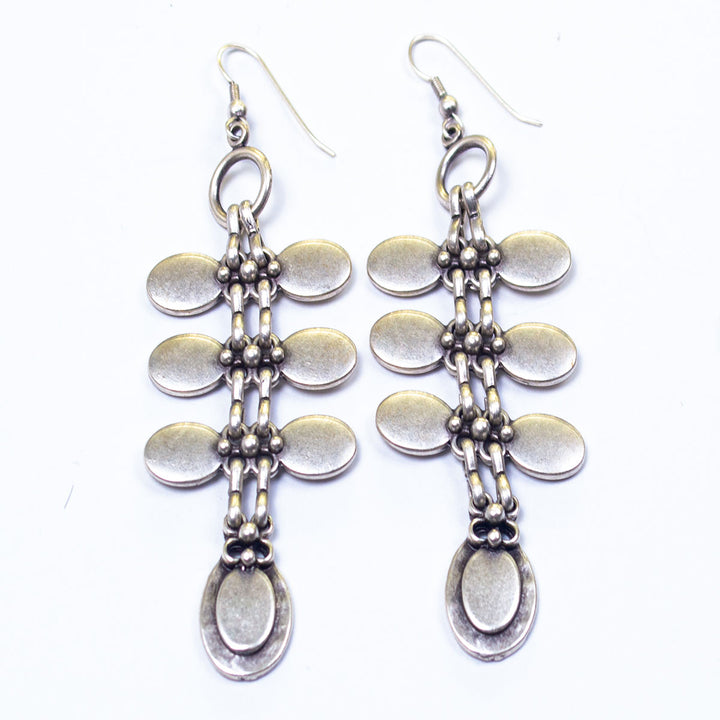 SLVR4753 LONG Y EARRINGS
