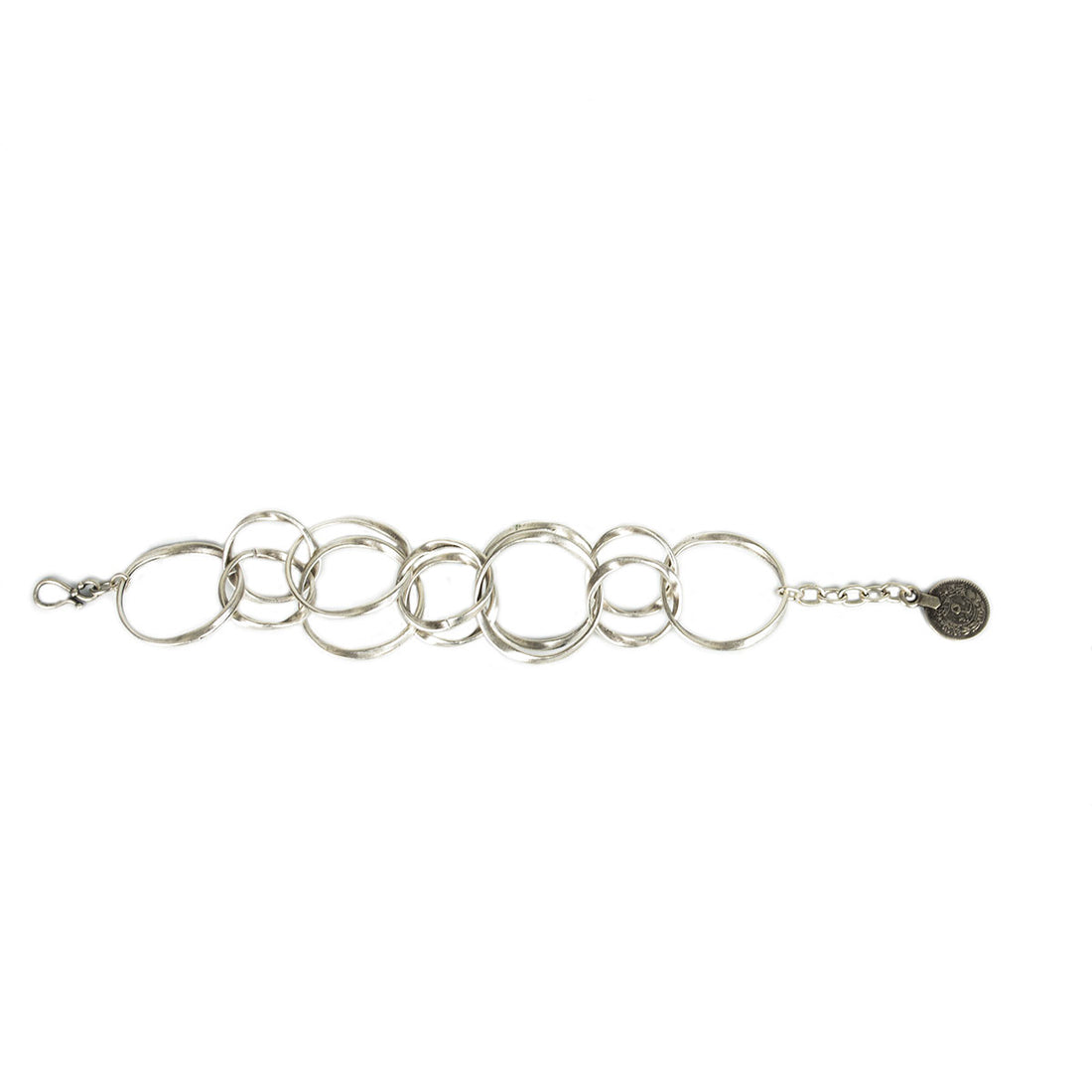 TB2622 TWO ROWS OF CIRCLES BRACELET