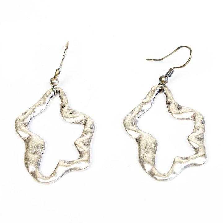 TE4537 CHAIN OF HOPE EARRINGS