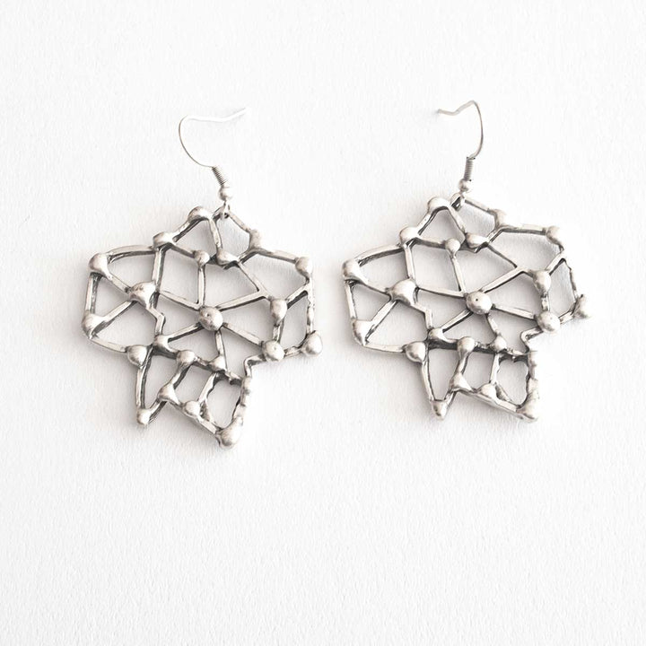 TE4614 SNOW FLAKE EARRING