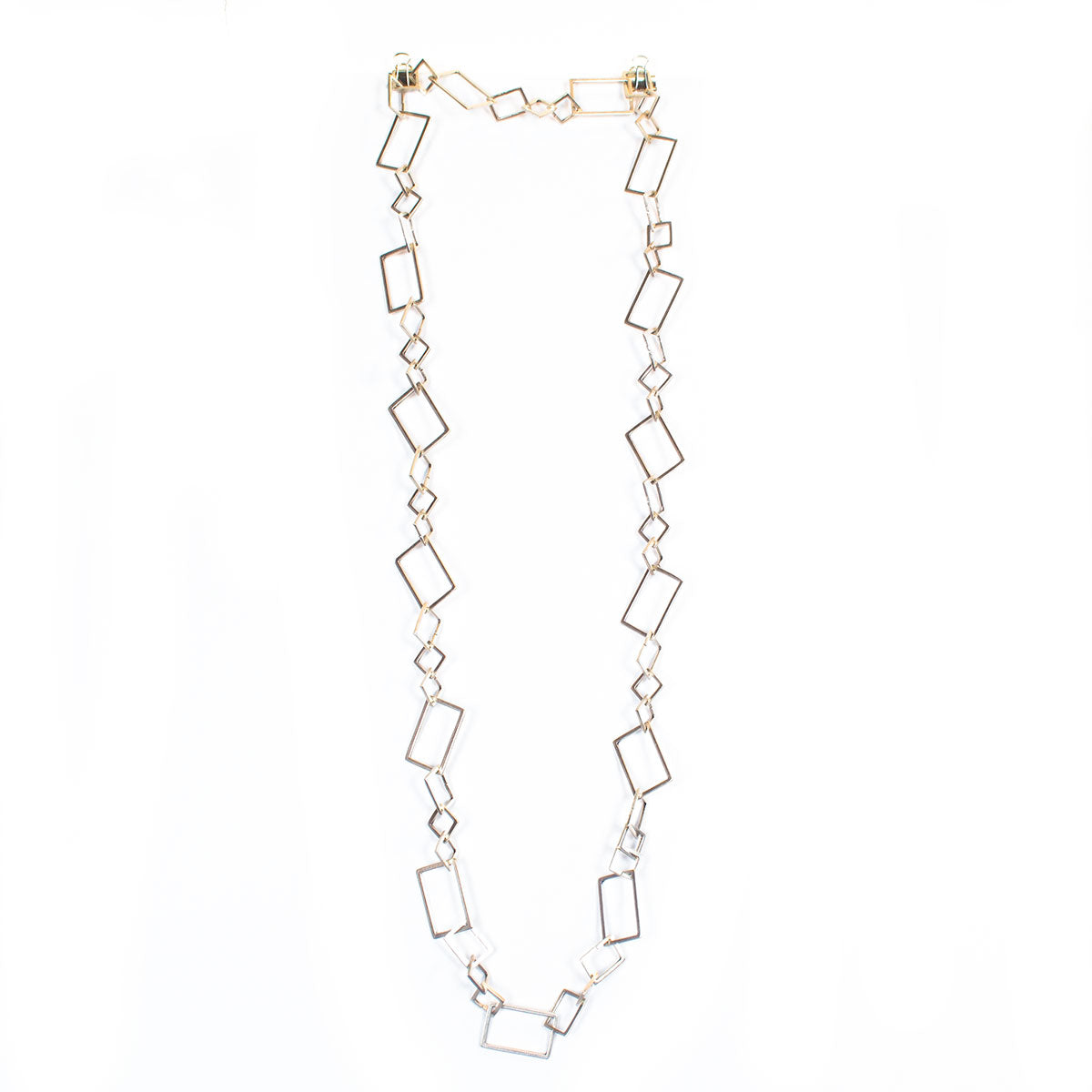 TN1617 CHAIN OF SMALL BOXES NECKLACE