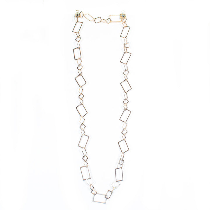 TN1617 CHAIN OF SMALL BOXES NECKLACE