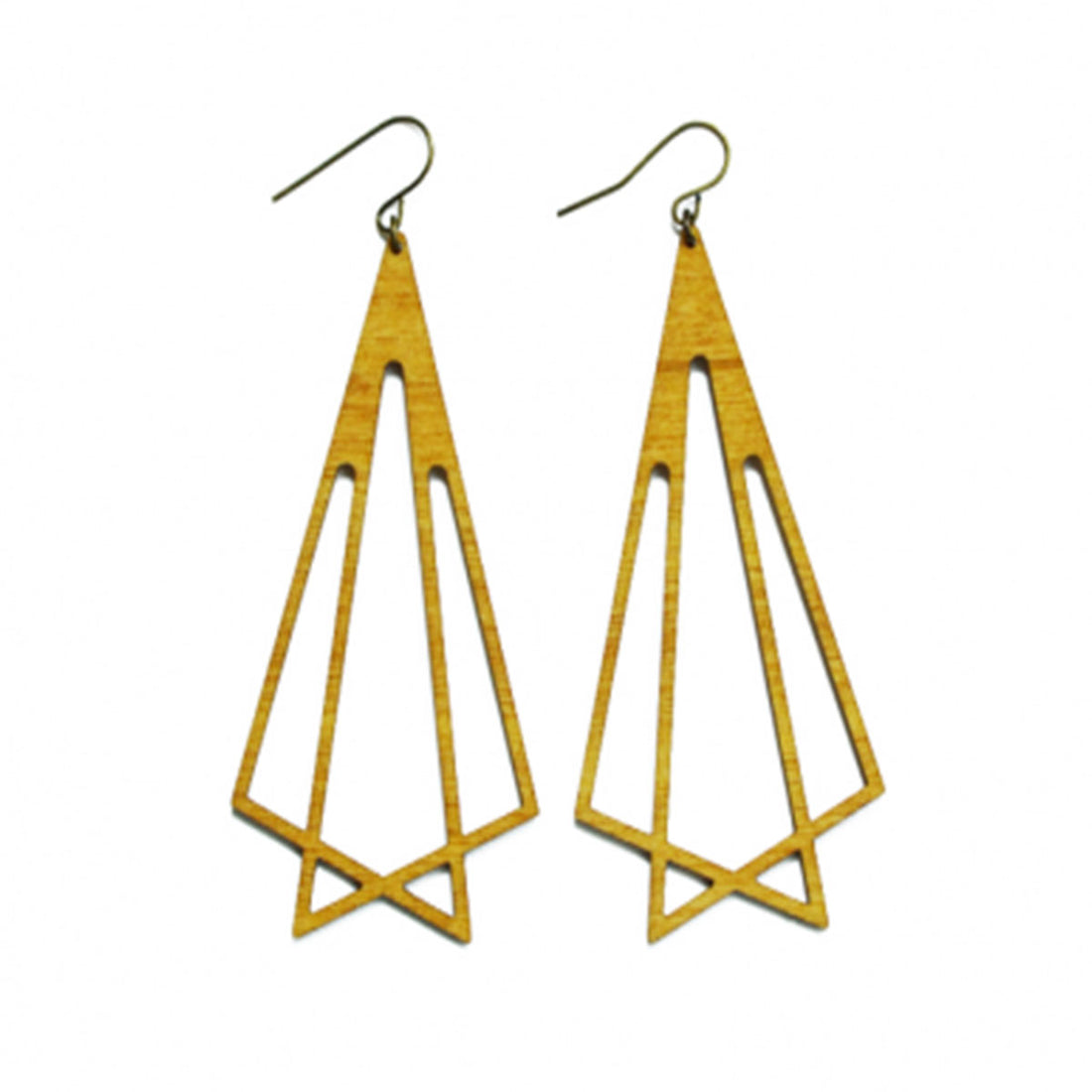 WE04 INTRICATE TRIANGLES EARRING