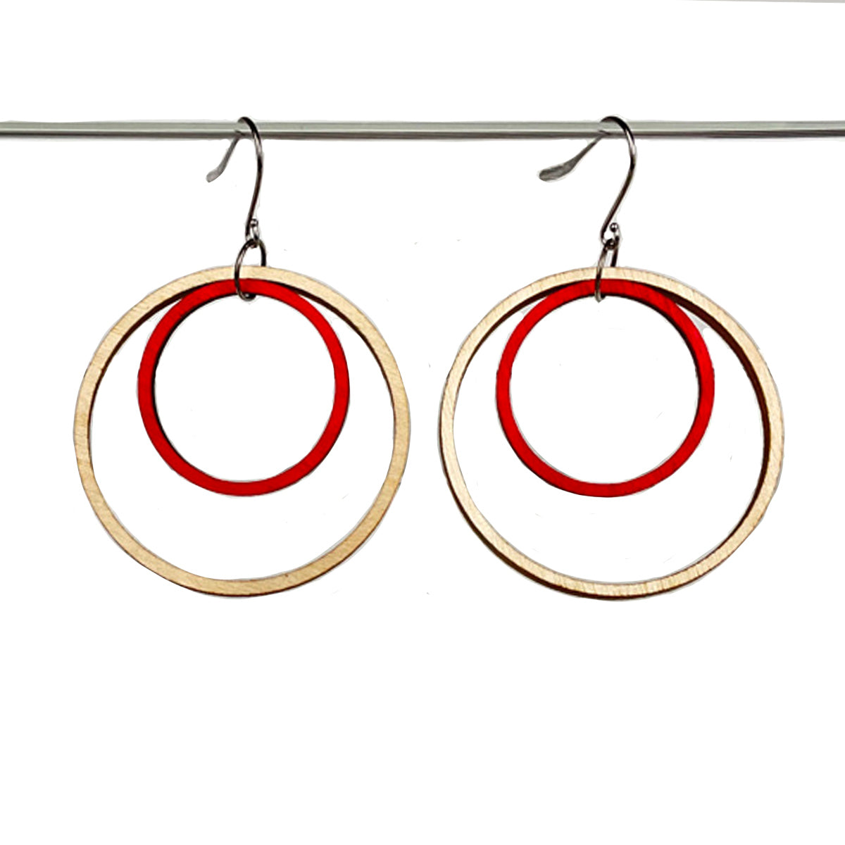 WE05 INTRACET CIRCLES  EARRINGS