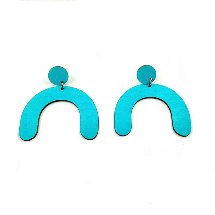 WE11 HANGING ARCHES  EARRING