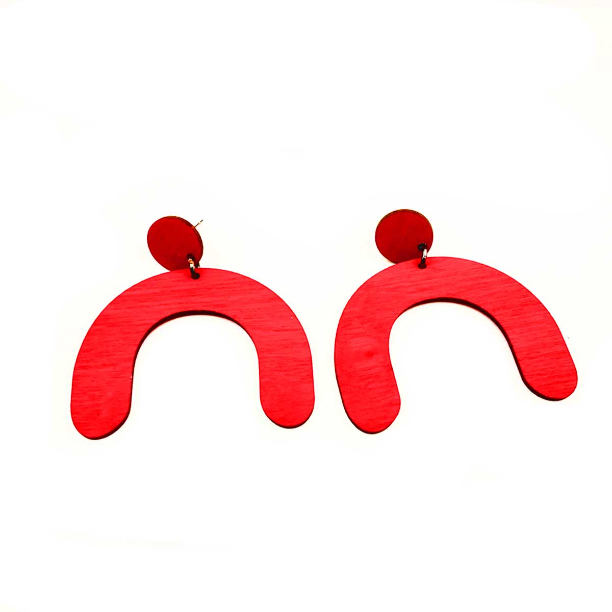 WE11 HANGING ARCHES  EARRING