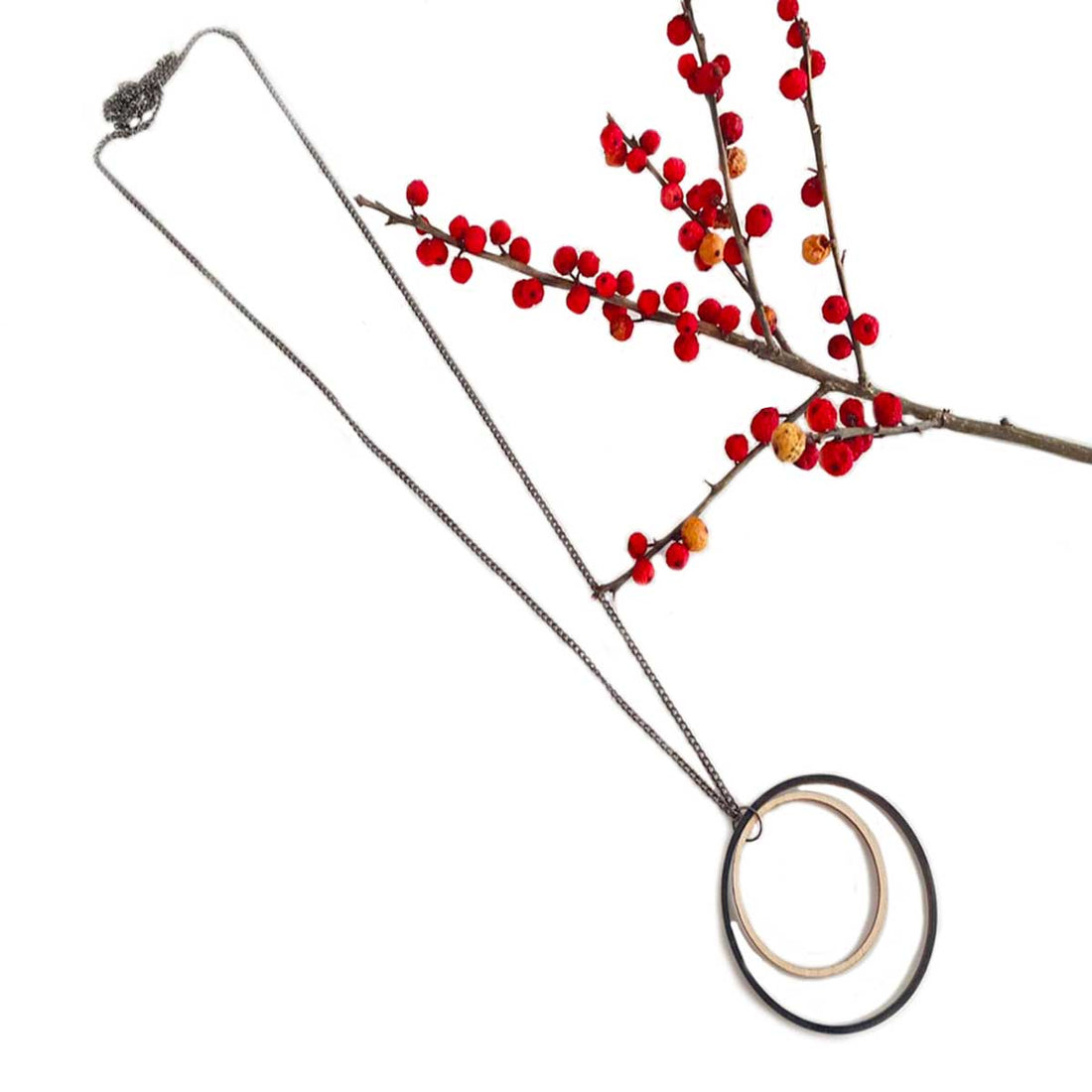 WN013 INTRICATE CIRCLES NECKLACE