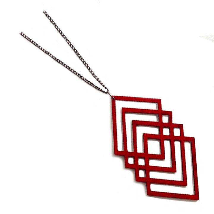 WN07 PARALEL DIAMONDS NECKLACE